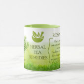 Perfektes Geschenk/ Rosemary Tea Herbal Remedy Tasse (Zentrum)