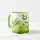Perfektes Geschenk/ Rosemary Tea Herbal Remedy Tasse (Vorderseite Links)