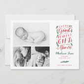 Perfektes Geschenk Weihnachten Geburtserklärung (Vorderseite)