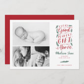 Perfektes Geschenk Weihnachten Geburtserklärung (Vorne/Hinten)