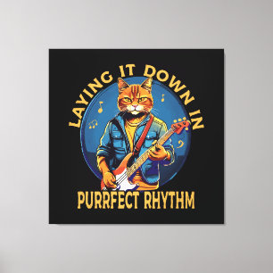 Perfektes Gespür für den Rhythmus Leinwanddruck