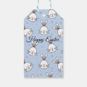 Perfektes glückliches Ostern, Baby Bunny Geschenkanhänger (Rückseite)