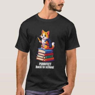Perfektes Grafikdesign für Katze und Zurück zur Sc T-Shirt