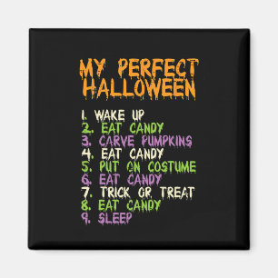 Perfektes Halloween Essen Candy Costume Boys Girls Magnet