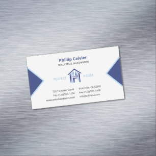 Perfektes Haus   Premium Real Anwesen Properties Magnetische Visitenkarte
