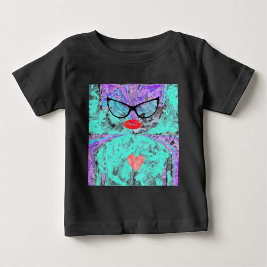 Perfektes Herz Baby T-shirt (Vorderseite)