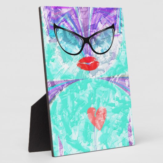 Perfektes Herz Fotoplatte (Seite)