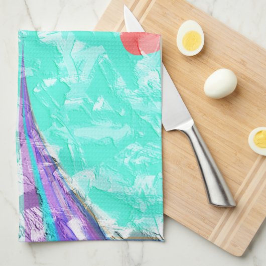 Perfektes Herz Geschirrtuch (Viertel Falte)