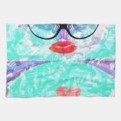 Perfektes Herz Geschirrtuch (Horizontal)