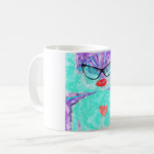 Perfektes Herz Kaffeetasse (Vorderseite Links)