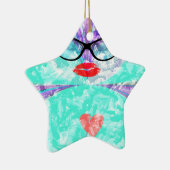 Perfektes Herz Keramikornament (Rechts)