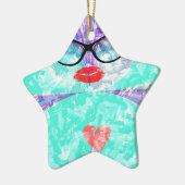 Perfektes Herz Keramikornament (Links)