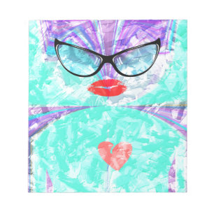 Perfektes Herz Notizblock