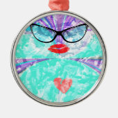 Perfektes Herz Ornament Aus Metall (Vorne)