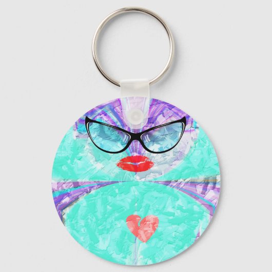 Perfektes Herz Schlüsselanhänger (Vorderseite)