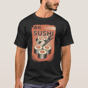 Perfektes japanisches Sushi Food   Vintage Stilges T-Shirt