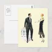 Perfektes Kleid für einen perfekten Abend Postkarte (Vorne/Hinten)
