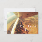 perfektes kleines Flugzeug des Fotos skydive Einladung (Vorderseite)