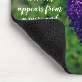 Perfektes Lila Angebot der Allium Blume Motivieren Mousepad (Ecke)