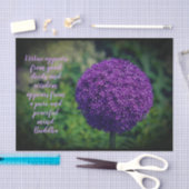 Perfektes Lila Angebot der Allium Blume Motivieren Seidenpapier (Handwerk)