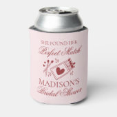 Perfektes Match Brautparty-Junggesellinnenabschied Dosenkühler (Kanne Rückseite)