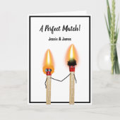 Perfektes Match-Jubiläum Karte (Vorderseite)