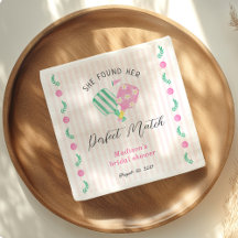 Perfektes Match Pickleball Brautparty Willkommen