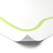 Perfektes Matcha Handgezeichnetes Brautparty Willk Poster (Ecke)