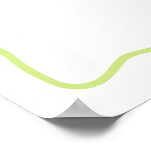 Perfektes Matcha Handgezeichnetes Brautparty Willk Poster (Ecke)