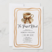 Perfektes Mischcoffee Cup-Brautparty Einladung (Vorderseite)