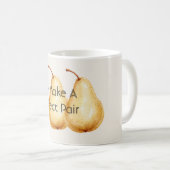 Perfektes Paar Birnen Kaffeetasse (VorderseiteRechts)