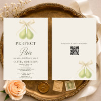 Perfektes Paar Bogen QR Code Brautparty