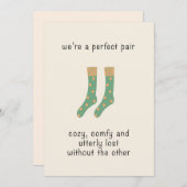 Perfektes Paar Feiertagskarte (Vorne/Hinten)
