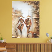 Perfektes Paar Leinwanddruck (Insitu (Wohnzimmer))