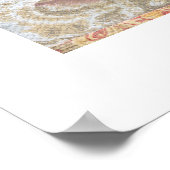 Perfektes Paar liebenswerte Vögel whimsical Kunst Poster (Ecke)