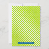 Perfektes Paar Niedlich Pear Twins Aqiqah Einladung (Rückseite)