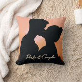 Perfektes Paar romantische Schrift personalisieren Kissen (Decke)