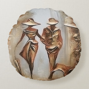 Perfektes Paar Rundes Kissen