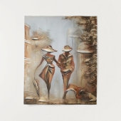 Perfektes Paar Wandteppich (Vorderseite)