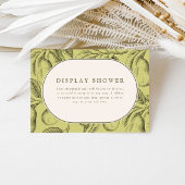 Perfektes Pair Vintag Pear Brautparty Begleitkarte