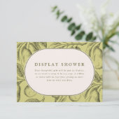 Perfektes Pair Vintag Pear Brautparty Begleitkarte (Stehend Vorderseite)