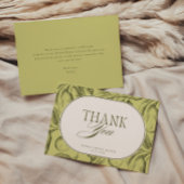 Perfektes Pair Vintag Pear Brautparty Dankeskarte