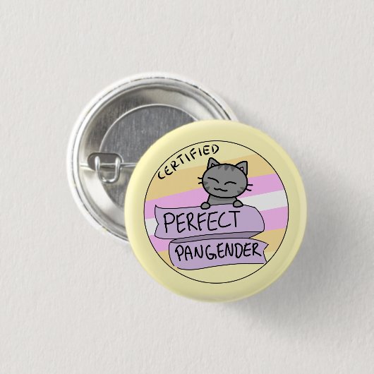Perfektes Pangender Button (Vorne & Hinten)