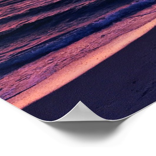 Perfektes Paradise Beach Sunset Poster (Ecke)