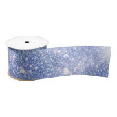 Perfektes Paradise Sky Blue Sparkle Glitzer Satinband (Spule)