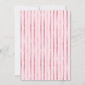 Perfektes passendes handgezeichnetes Coquette-Brau Einladung (Rückseite)