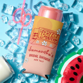 Perfektes passendes handgezeichnetes Coquette-Brau Selters Dosenkühler