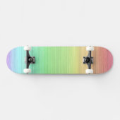 Perfektes Pastellregenbogen-Brett Skateboard (Horizontal)