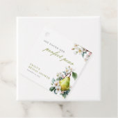 Perfektes Pear Floral Brautparty Geschenkanhänger (Beispiel)