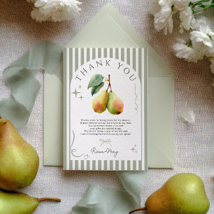 Perfektes Pear Retro Altes Money Pair Brautparty Dankeskarte